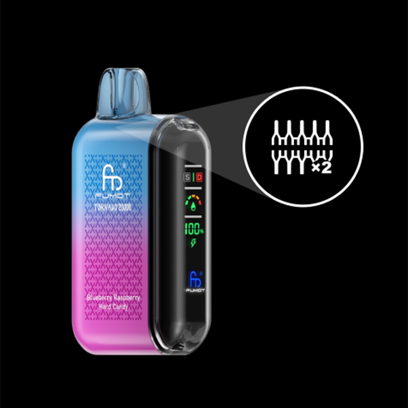 Fumot Tornado 20000 Puffs | Vape rechargeable Dual Mesh Fumot Tornado 20000 Puffs | Vape rechargeable Dual Mesh